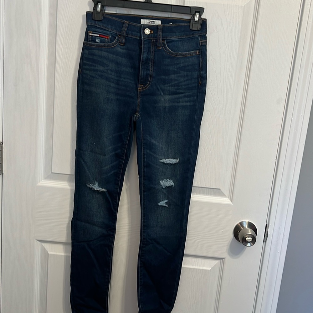 Tommy Jeans Ultra High Jeggings. Like new!